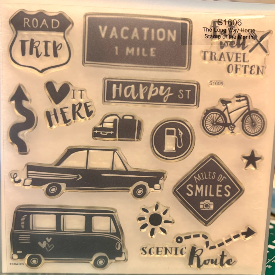 The Long Way Home Stamp of the Month Clear Stamps