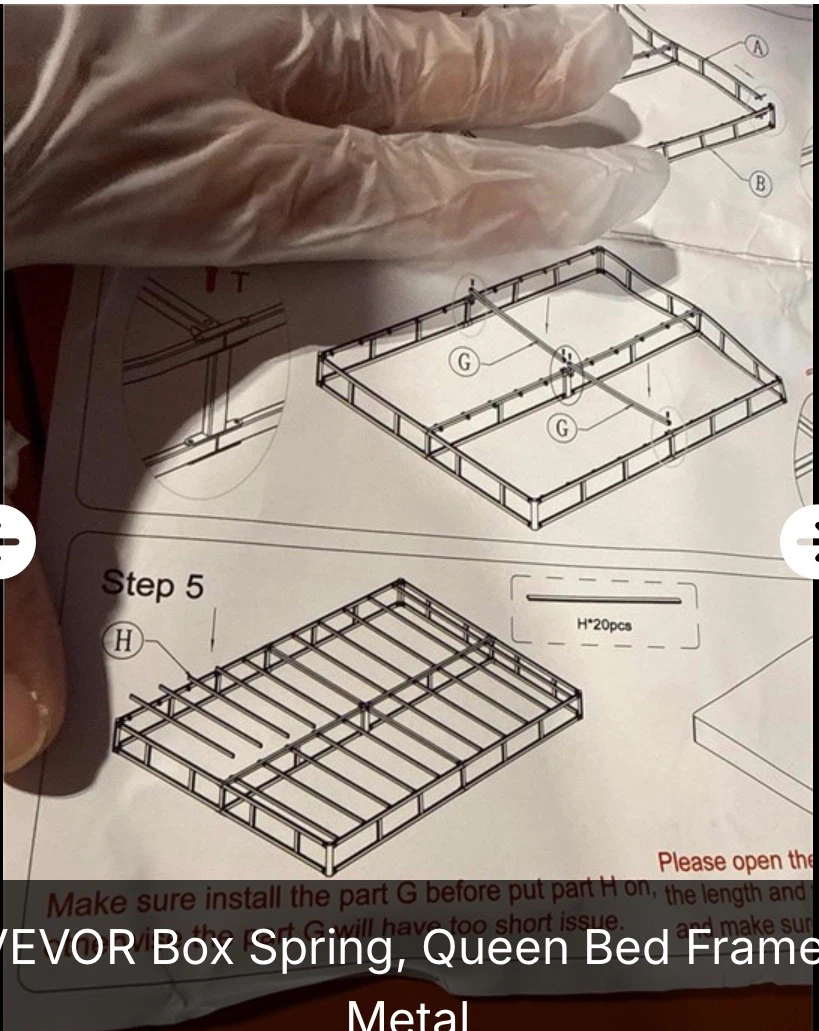 Queen,King and full Bed Frame Box Spring - photo 3