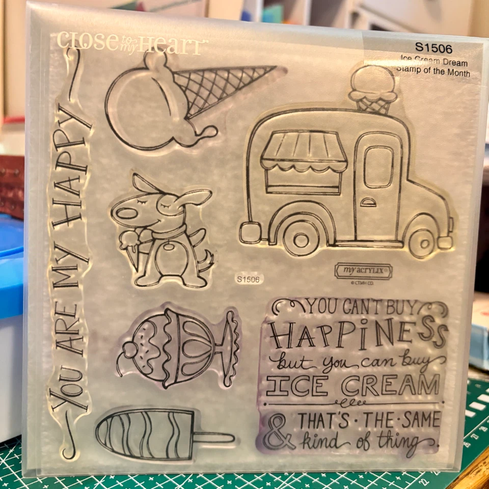 Close to My Heart S1506 Ice Cream Dream Stamp Set