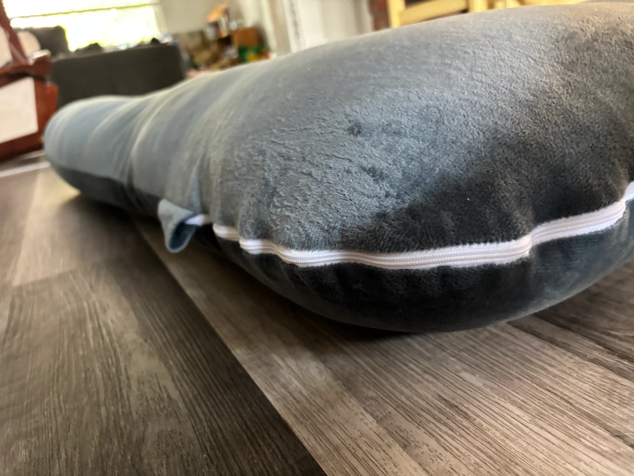Grey C-Shaped Pregnancy Pillow - photo 4