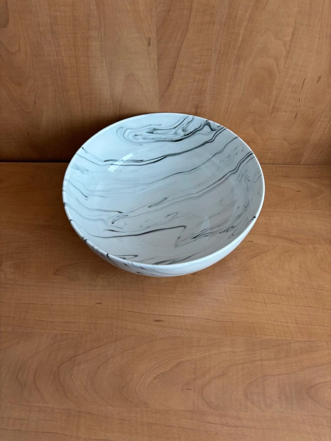 Salad Bowl - Kitchen Stuff Plus Marble Pattern Porcelain Bowl