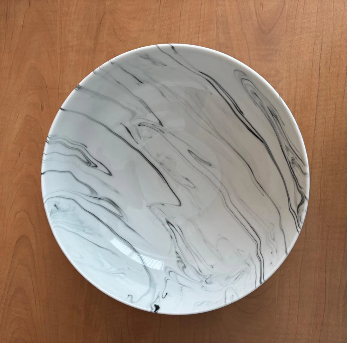 Salad Bowl - Kitchen Stuff Plus Marble Pattern Porcelain Bowl - photo 3