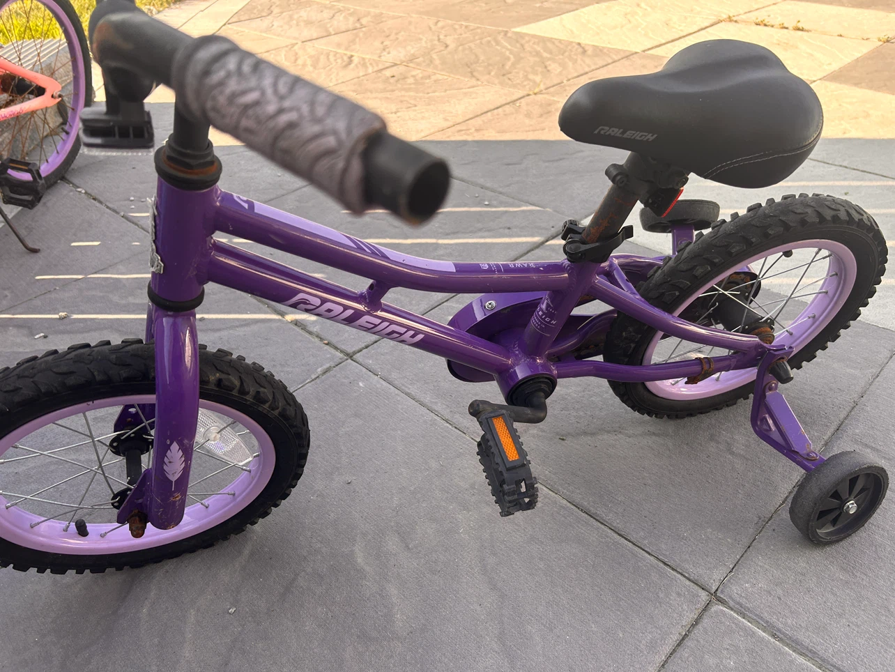 Purple Raleigh Kids Bike - photo 2