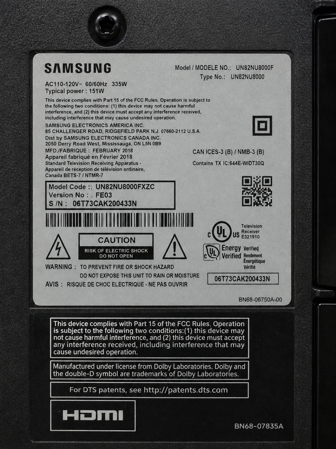 Samsung 82” 4K UHD Smart TV – NU8000 Series - photo 2