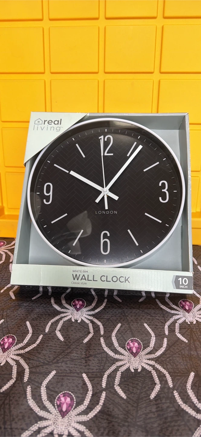 Real Living London Wall Clock - 10 Inch