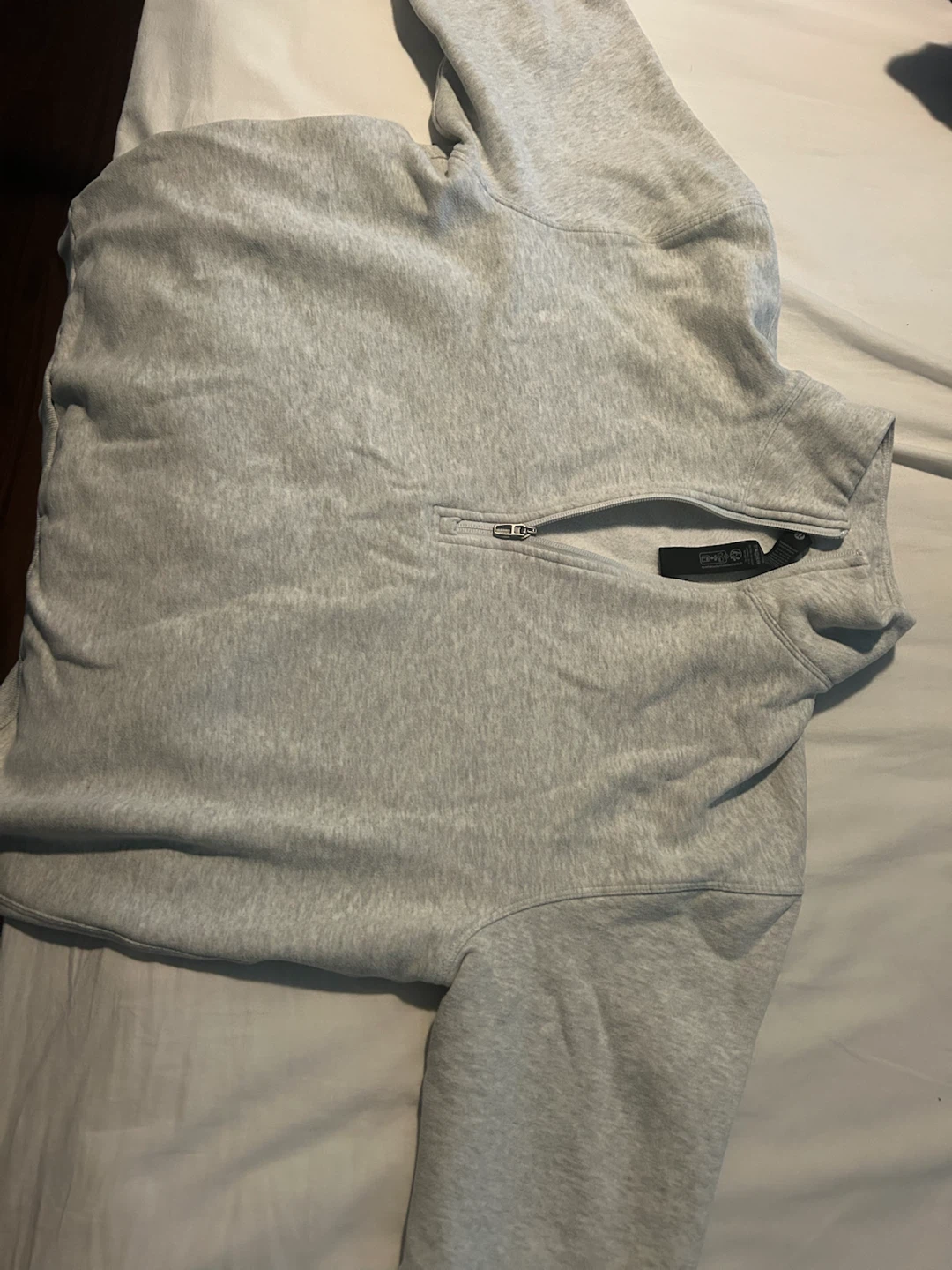 Lululemon Grey Quarter Zip Sweatshirt - Size M - photo 2