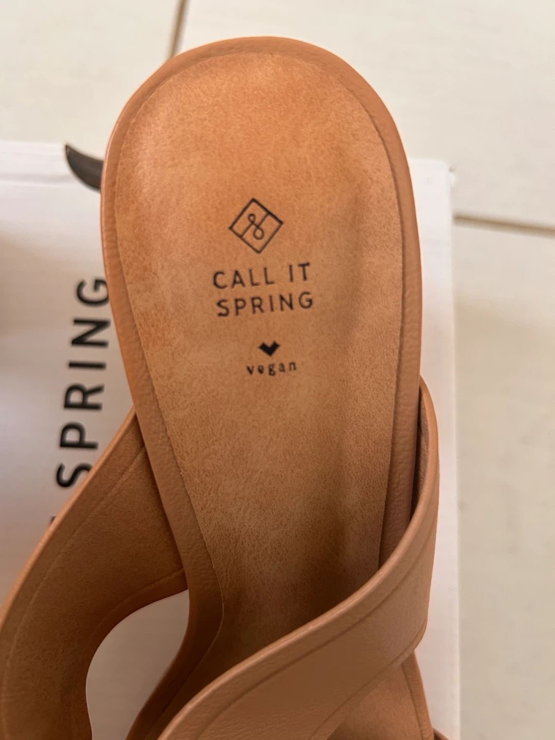 CALL IT SPRING Brown Faux Leather Heeled Mules - photo 3