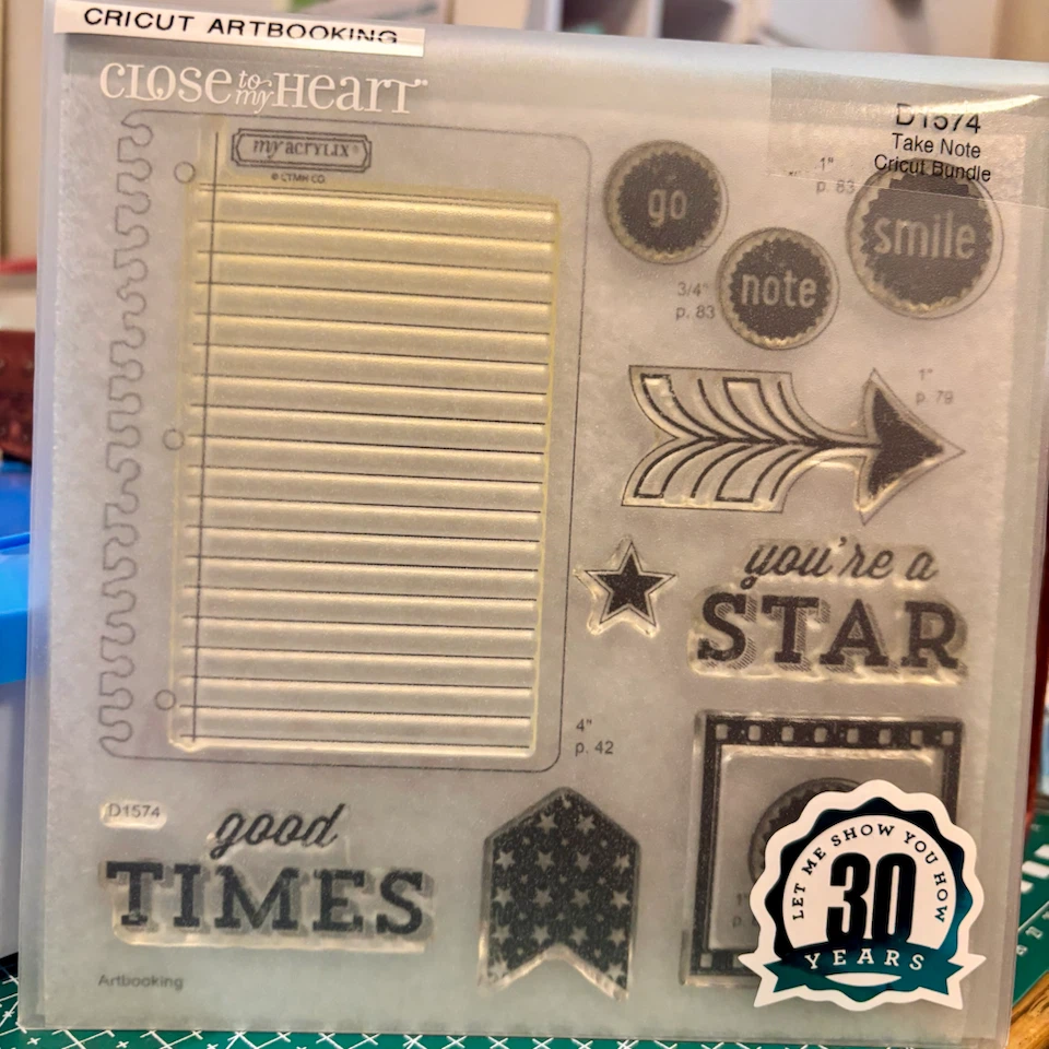 Close to My Heart Artbooking Cricut Stamp Bundle