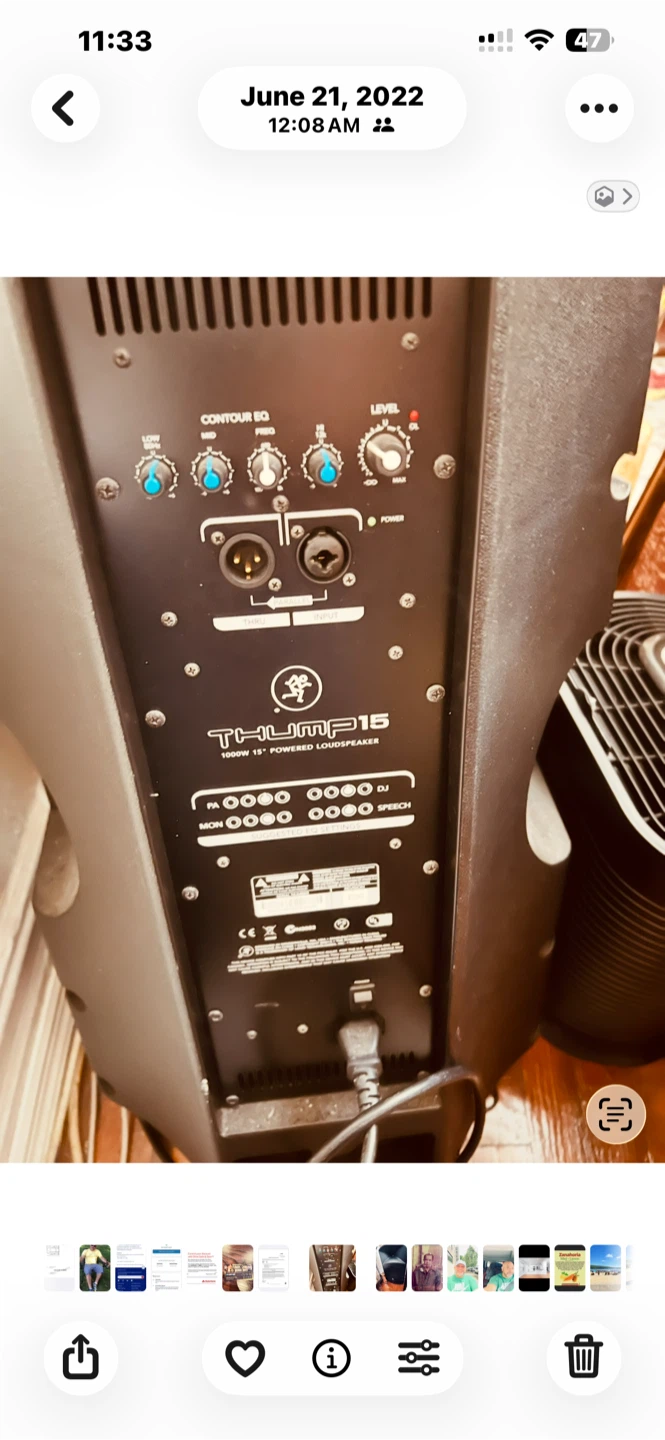Mackie Thump15 1000W 15 inch Powered Loudspeaker - photo 3