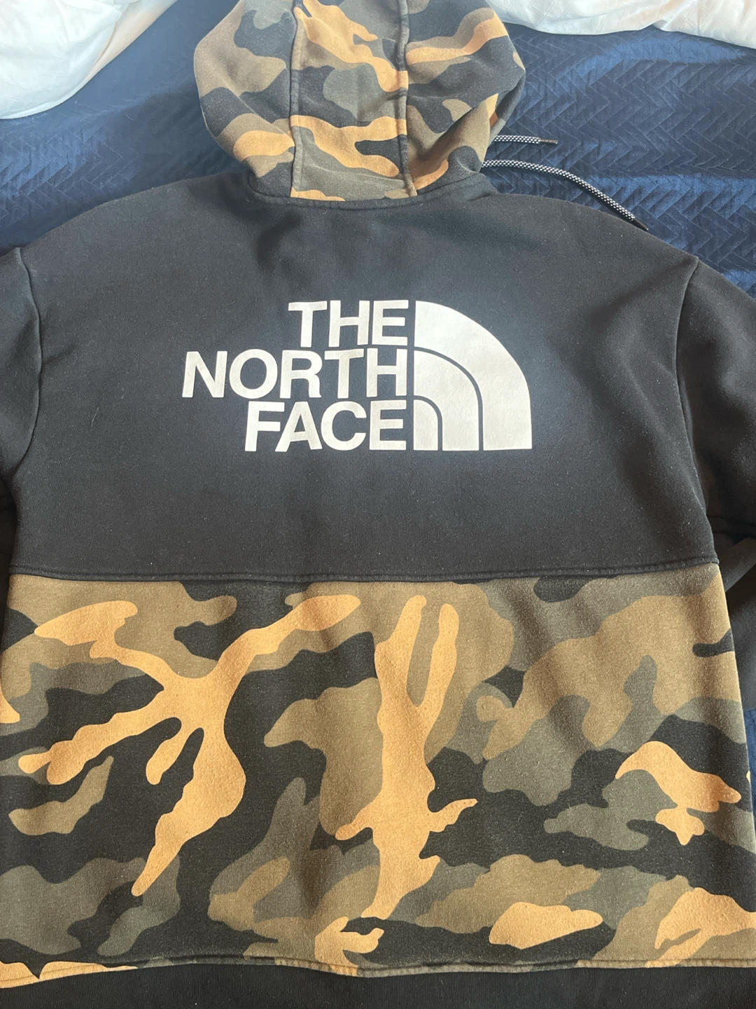 North face camouflage zip up hoodie and north face hat - photo 5