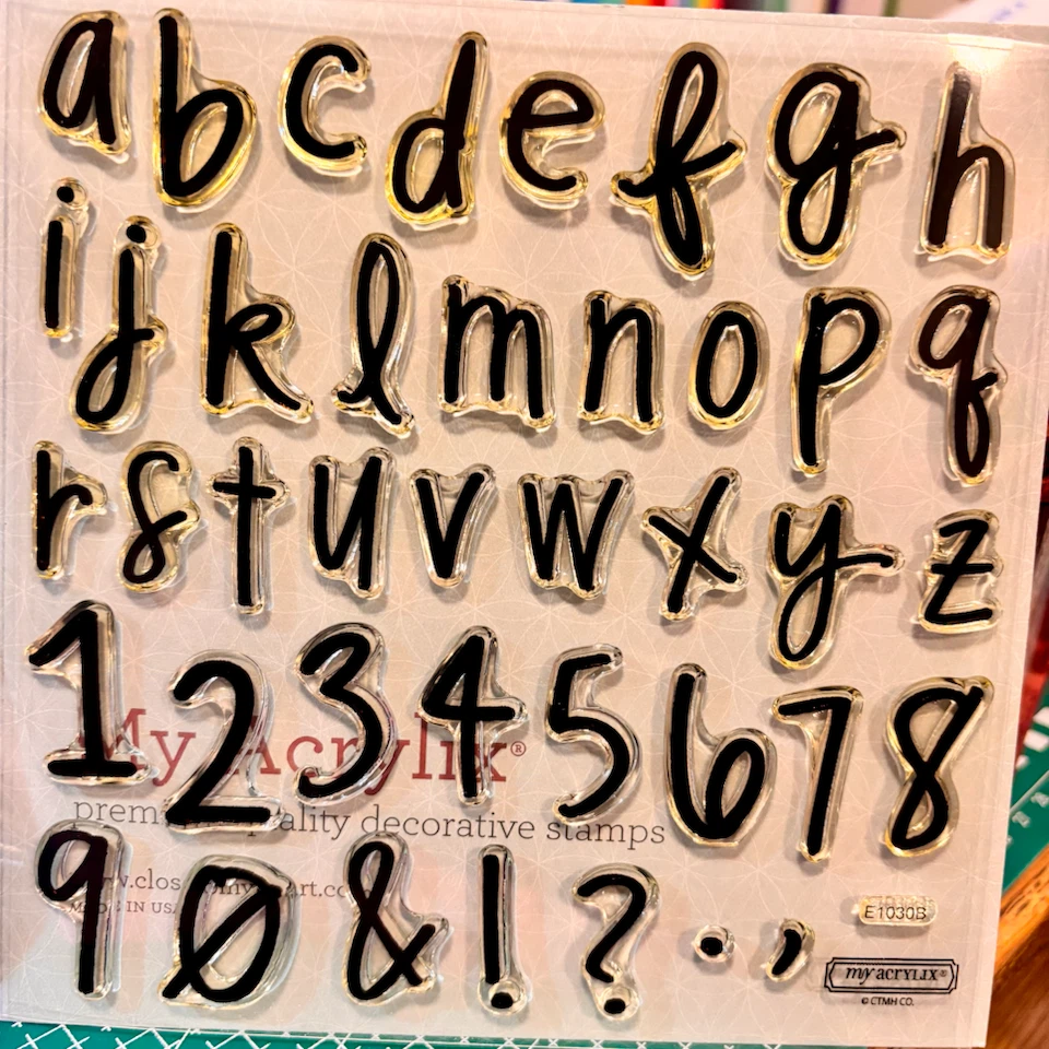 CTMH Uppercase, Lowercase Letters, Numbers & Symbols - photo 2