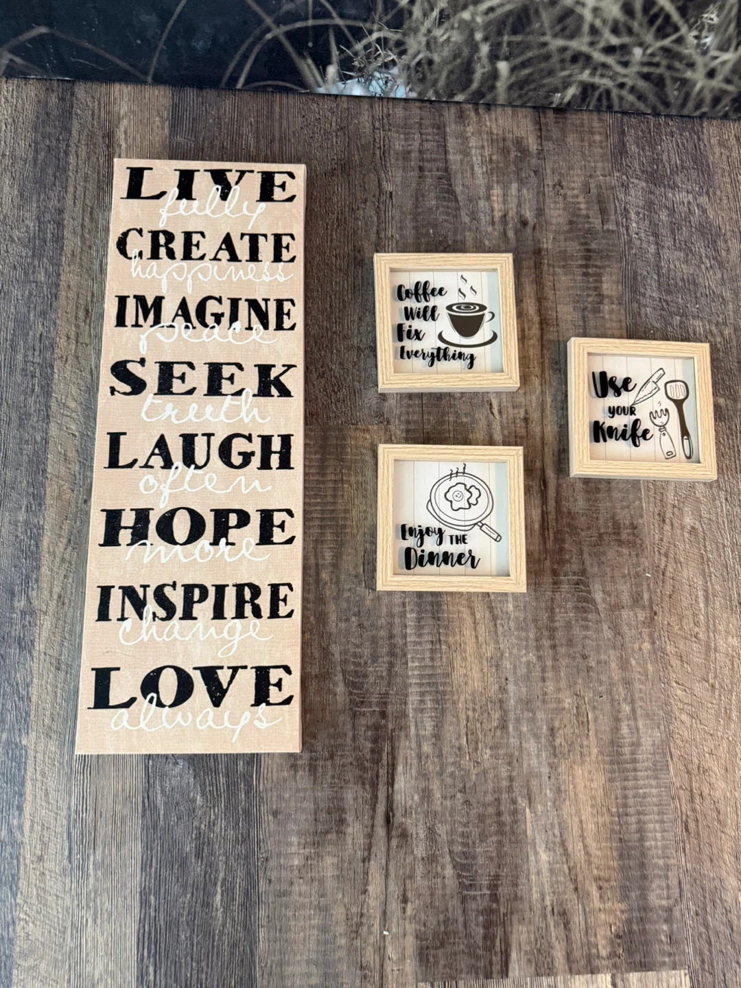 Assorted wall art and kitchen decor set - photo 3
