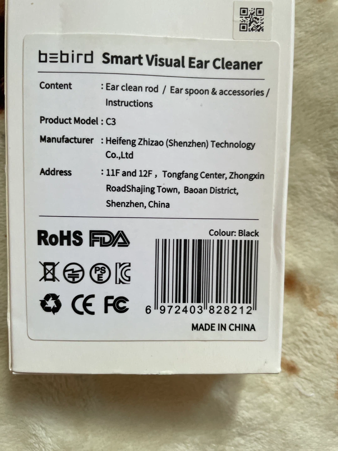 BEBIRD C3 Smart Visual Ear Cleaner Black - photo 2
