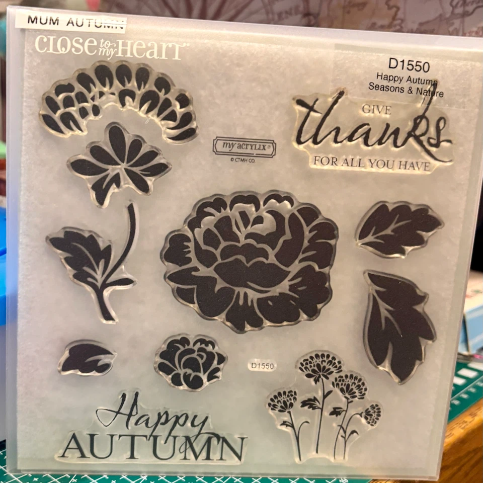 Close to My Heart Happy Autumn D1550 Stamp Set