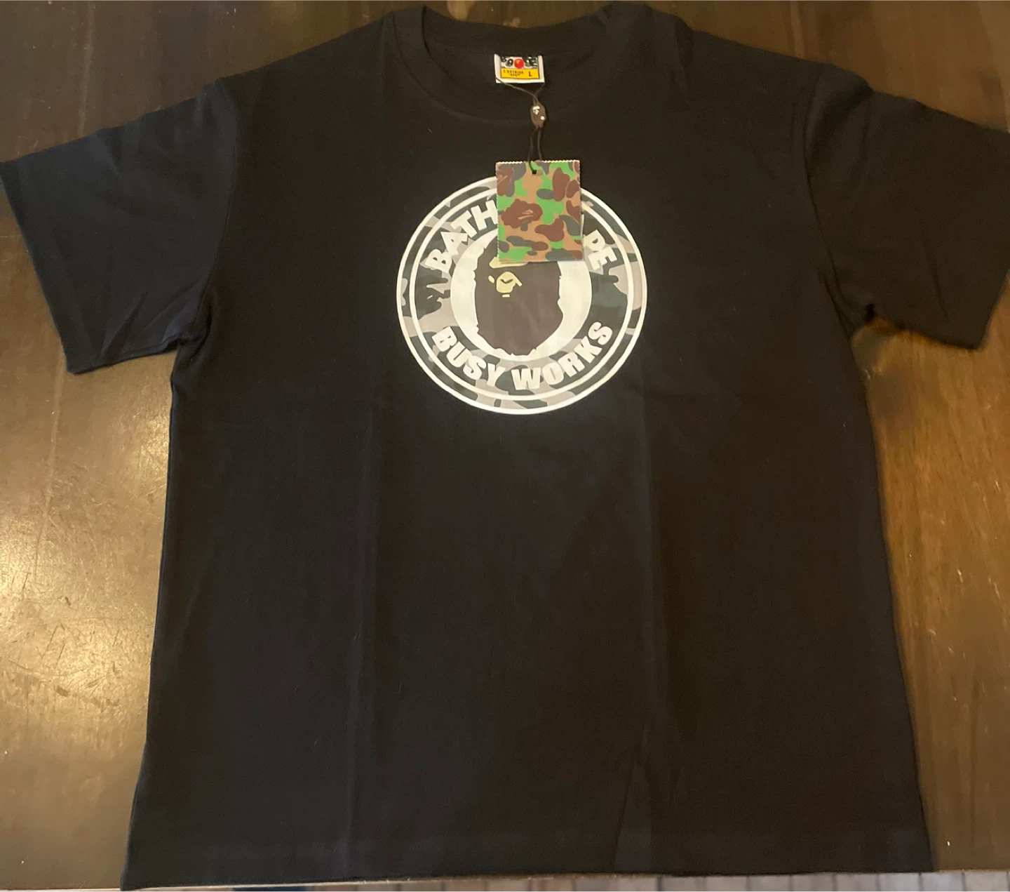 A Bathing Ape Black Graphic T-Shirt