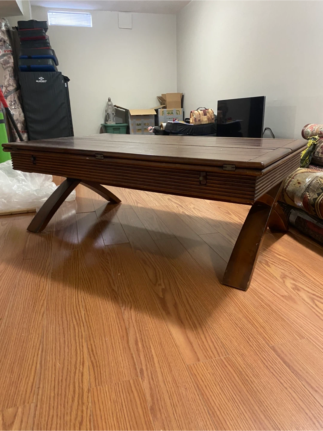 Wooden convertible to dining table
