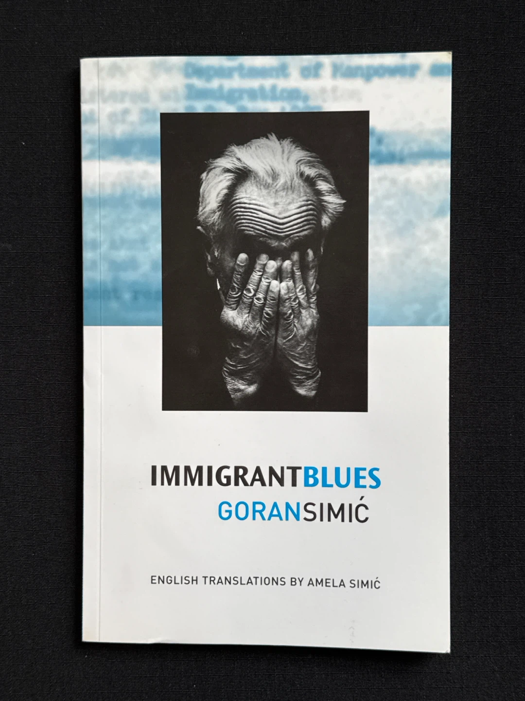 ‼️NEED GONE‼️ Immigrant Blues by Goran Simić Poetry Book