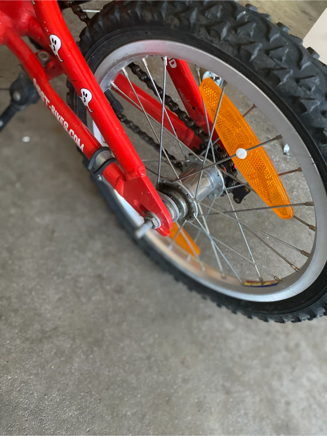 Red Ghost Bikes Powerkid 16 Kids Bike - photo 3