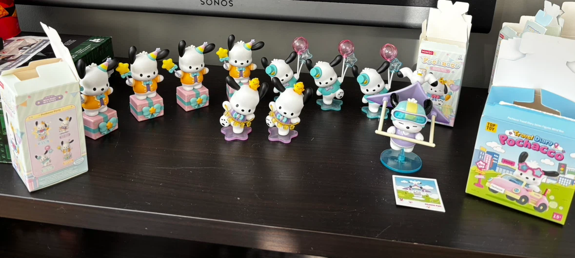 10 Minso Sanrio Blind Box Pochacco Figures NEW Great Deal!