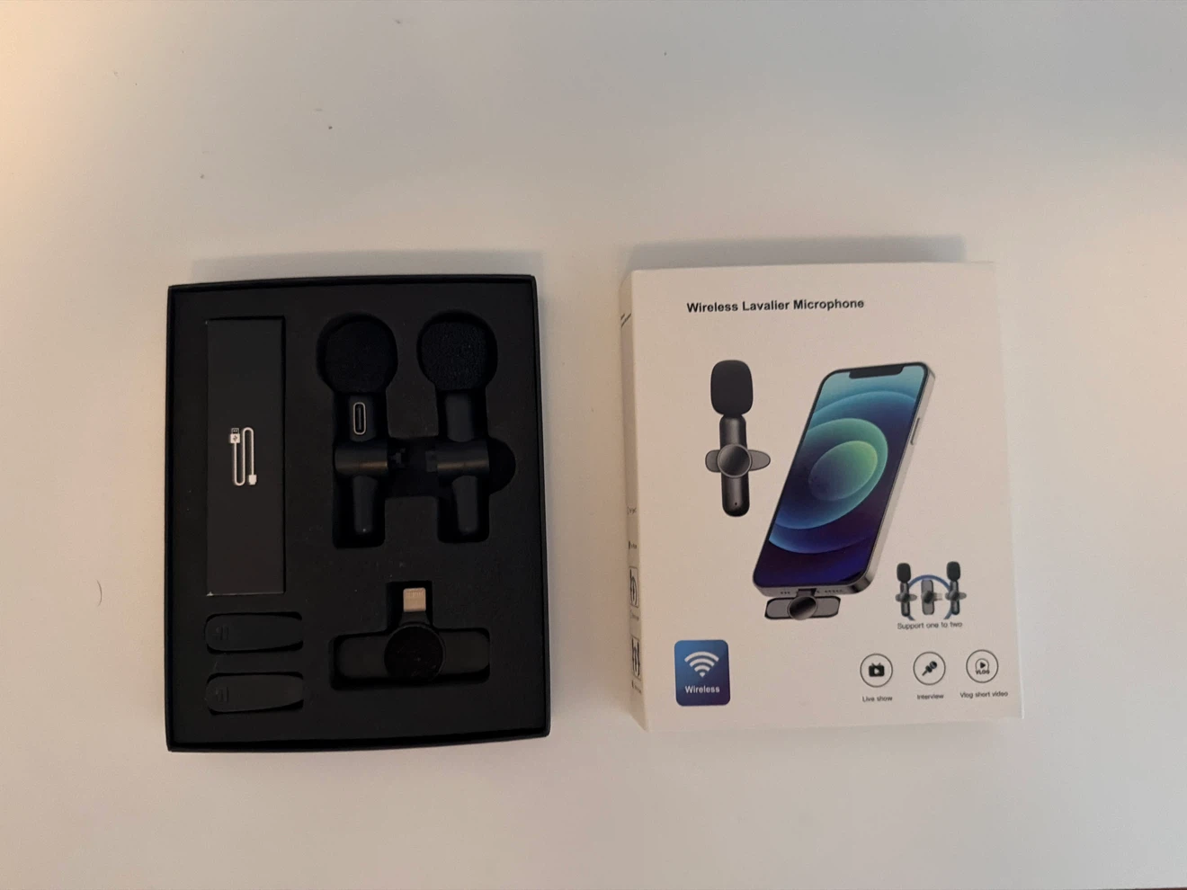 Wireless Lavalier Microphone Set