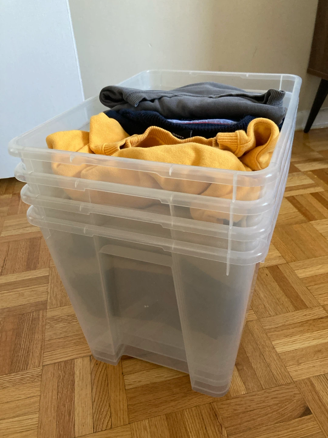 Set of 4 IKEA SAMLA Storage Box