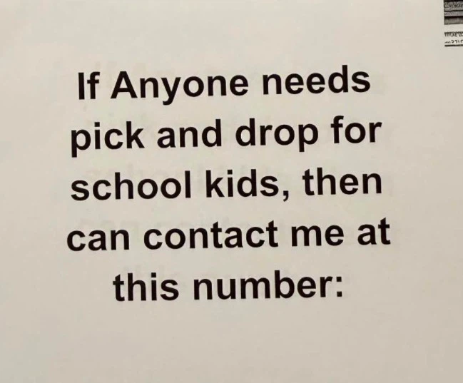 Pick Up and Drop Off Service
