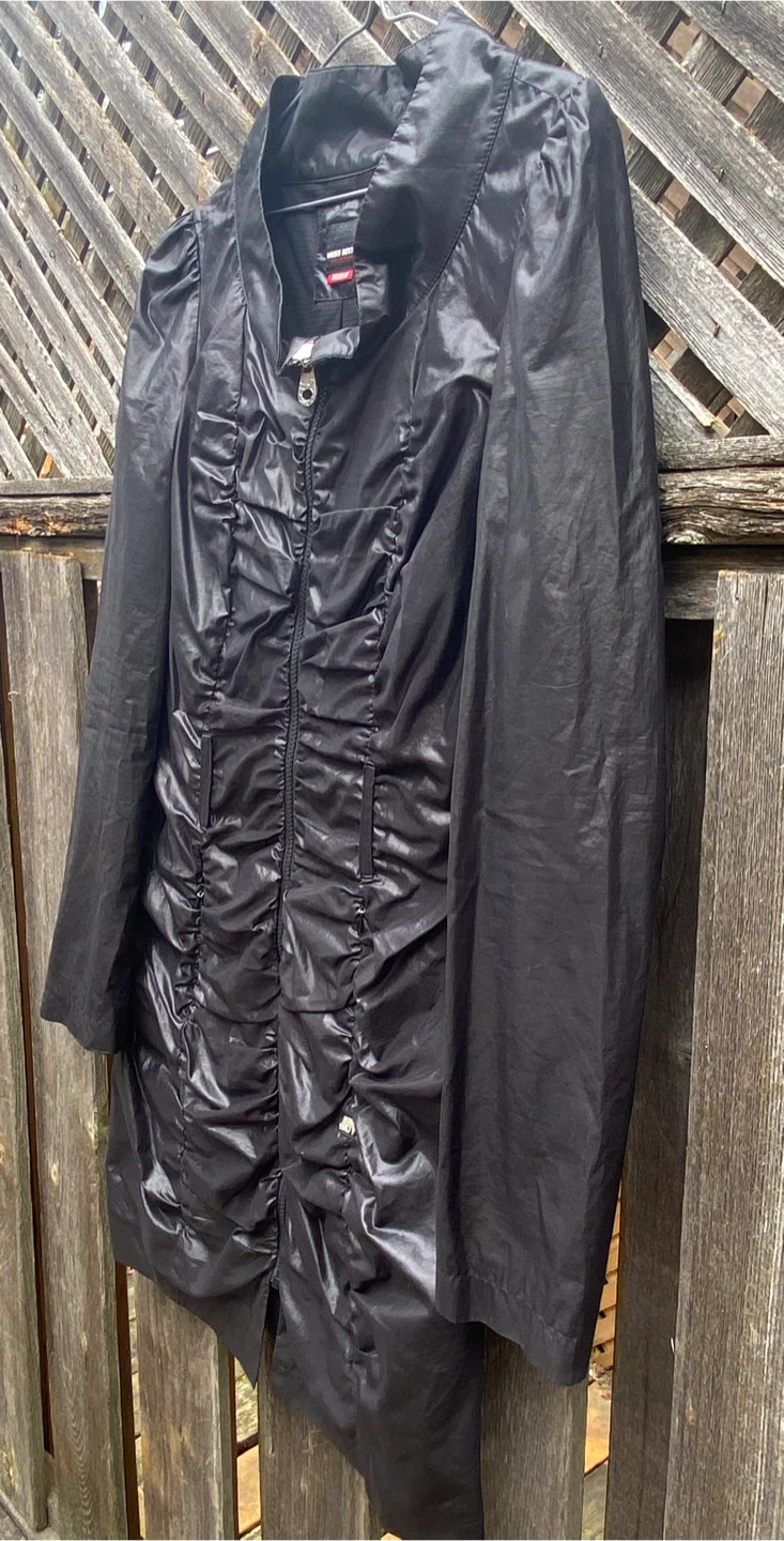 Miss Sixty Collection ruched black jacket size medium - photo 3