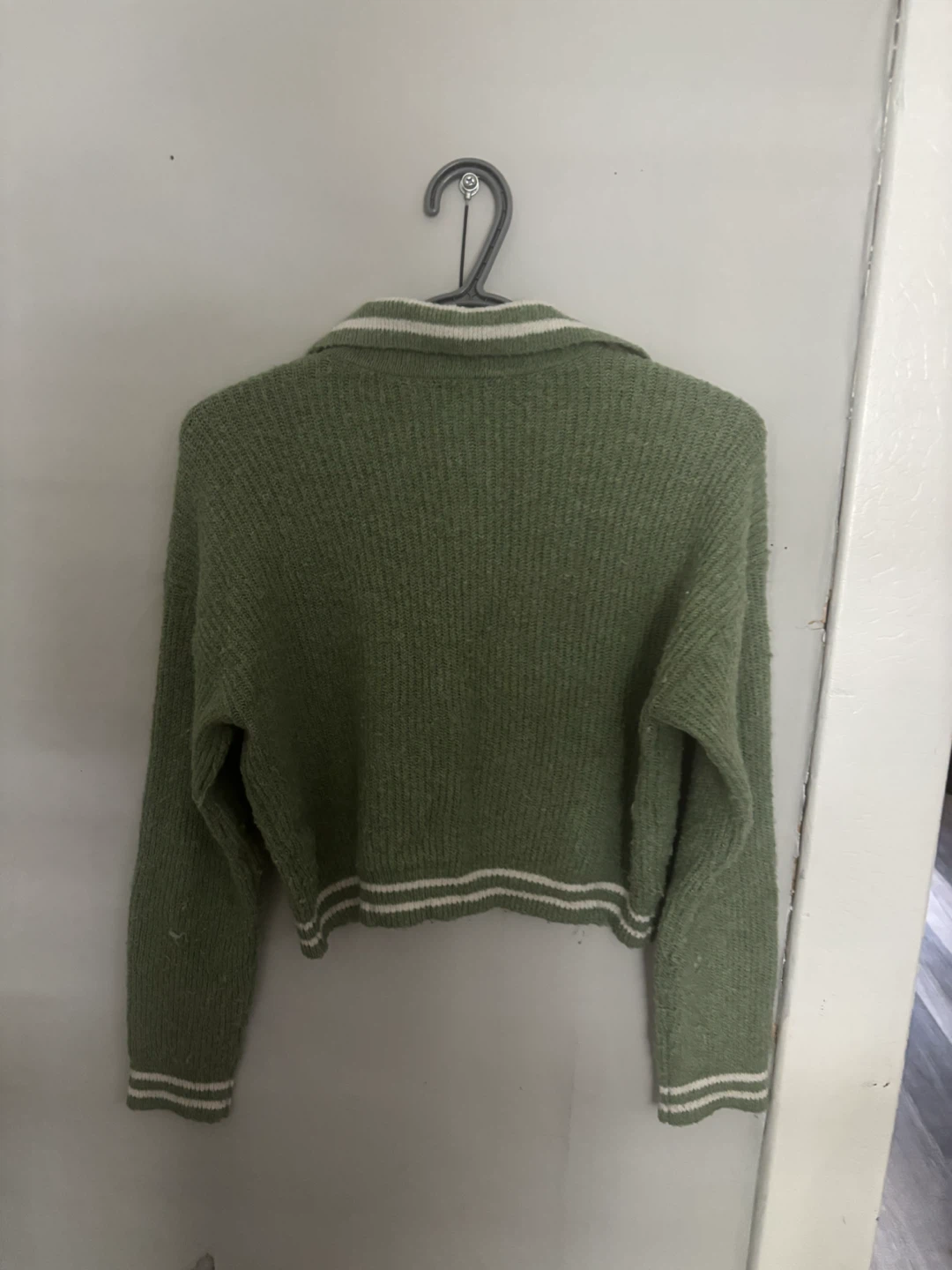 BP. Green Collared Crop Sweater - photo 2
