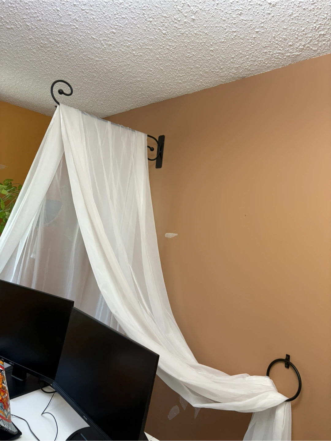 Canopy or can be used as a window treatment