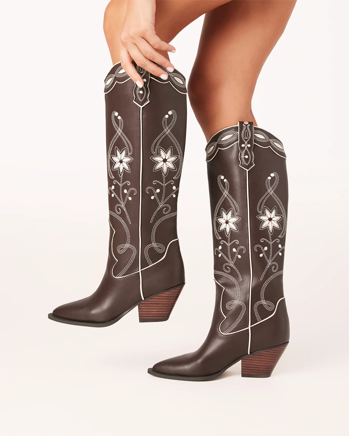 Billini Aviva Western Boot (Chocolate) - photo 5