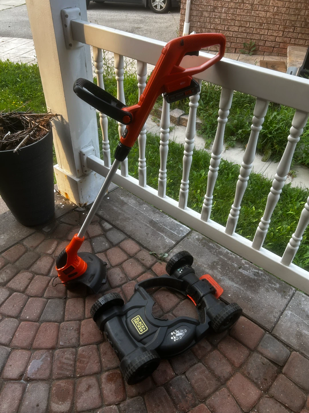 Black+Decker String Trimmer with Mower Attachment