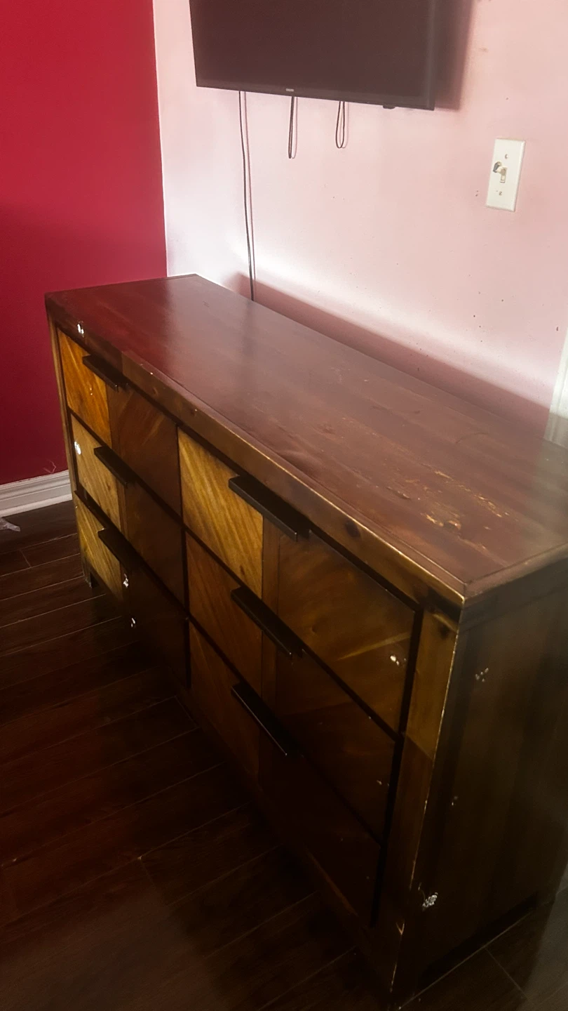 Leon’s furniture Wooden Dresser - photo 2