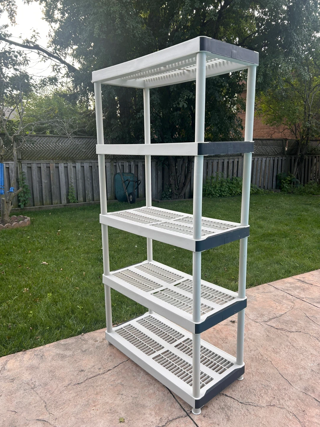 KETER 5-Tier Plastic Shelving Unit