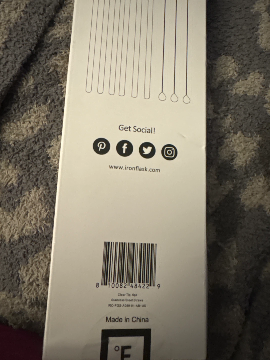 NEW Iron Flask Stainless Steel Straw Set - photo 3