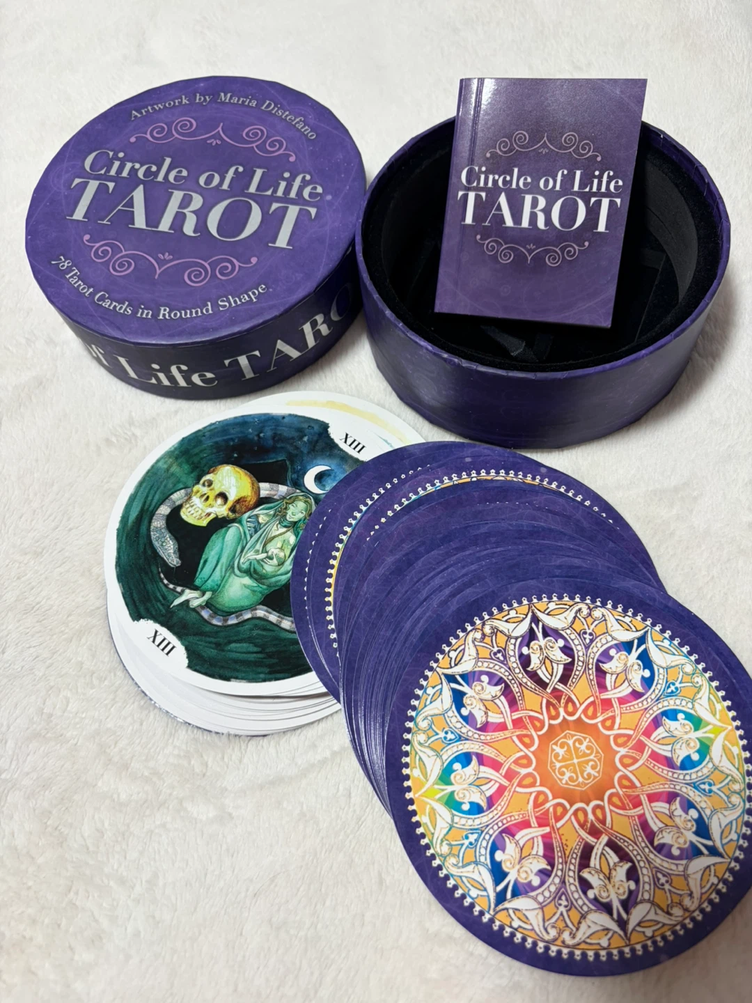 Circle of Life Tarot Deck - Round Cards
