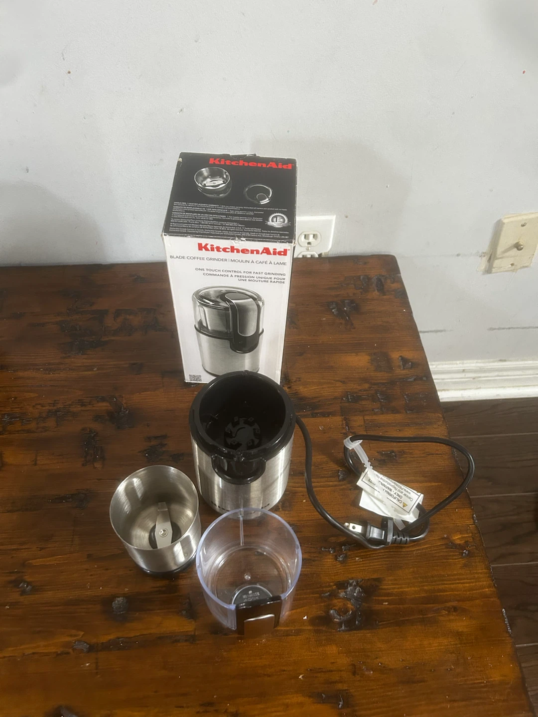 KitchenAid Blade Coffee Grinder and mixer - photo 3