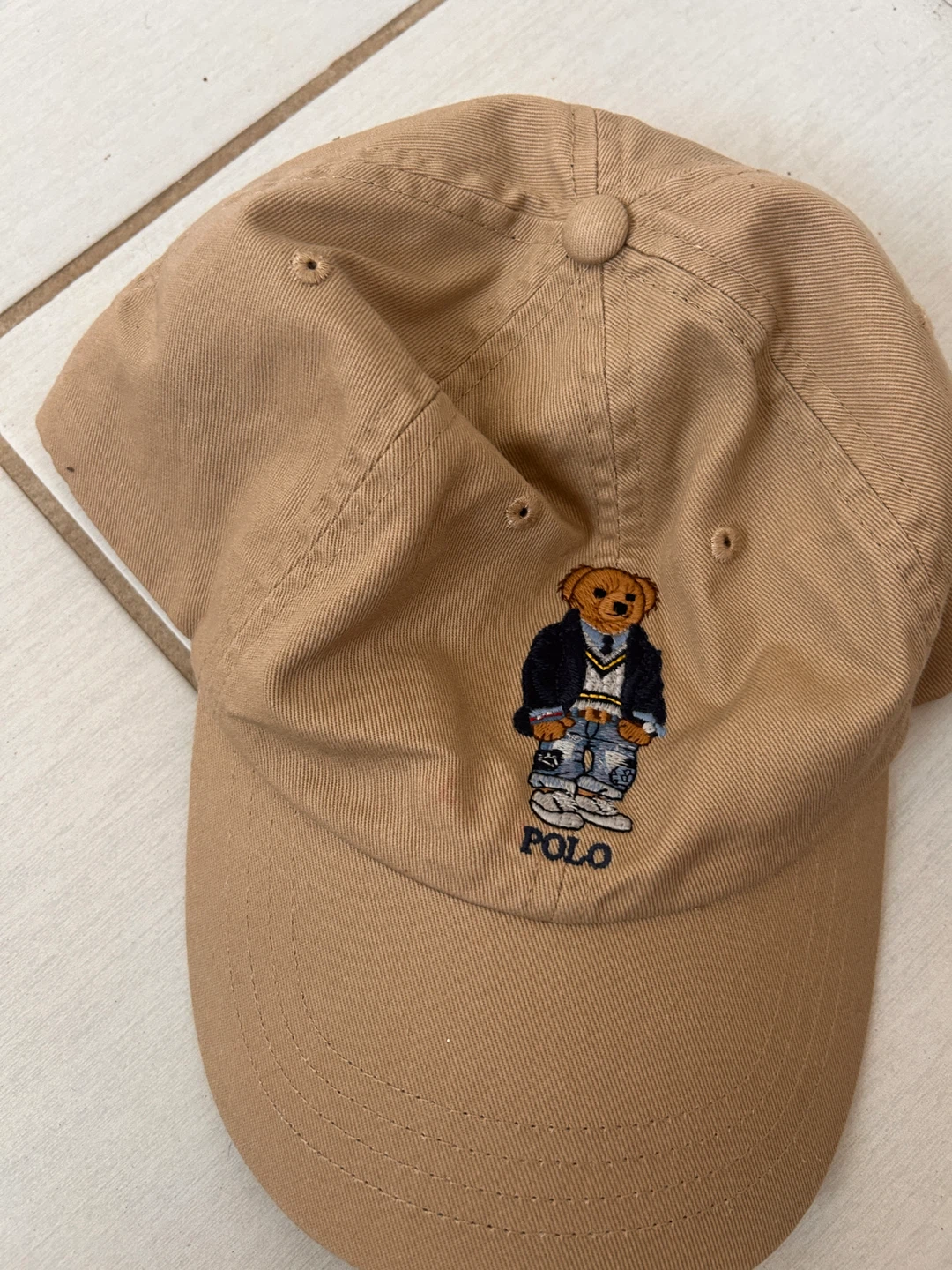 Polo Ralph Lauren Bear Baseball Cap - Tan