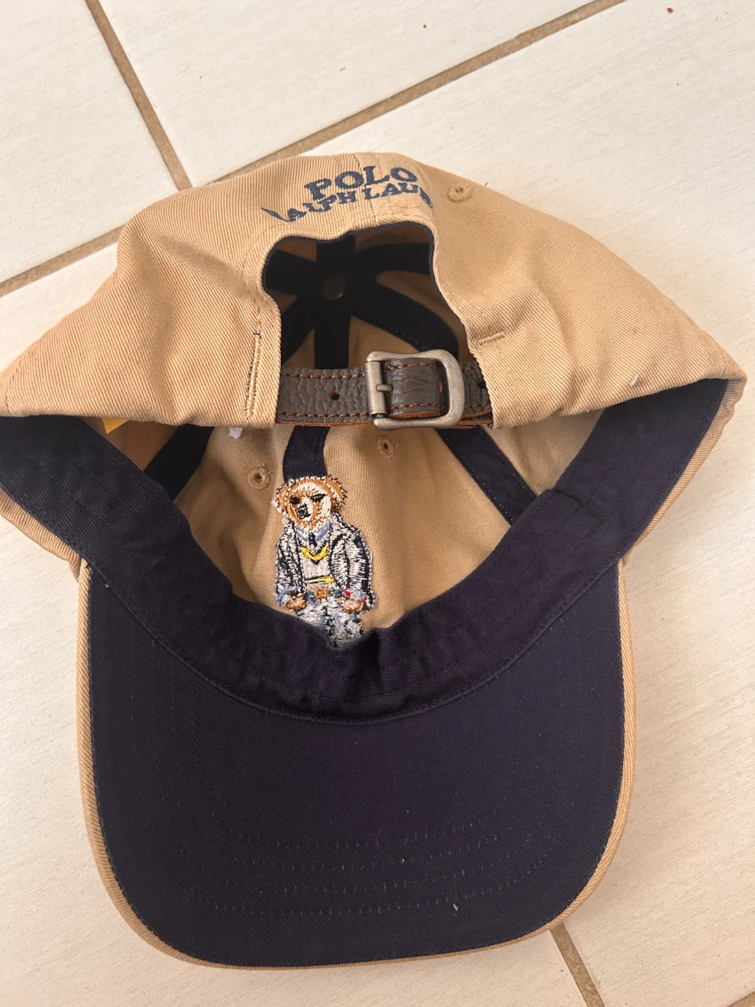 Polo Ralph Lauren Bear Baseball Cap - Tan - photo 2