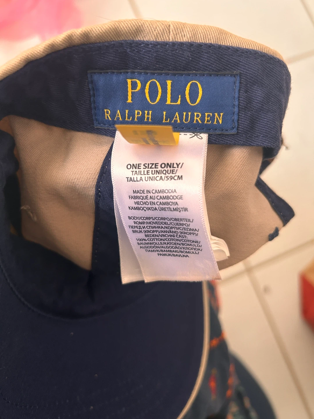 Polo Ralph Lauren Bear Baseball Cap - Tan - photo 3
