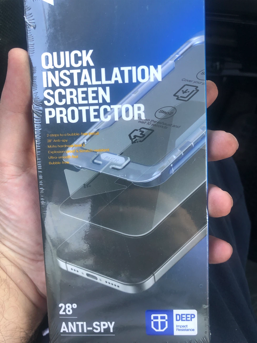 SmartDevil iPhone 16 Privacy Screen Protector 2 Pack