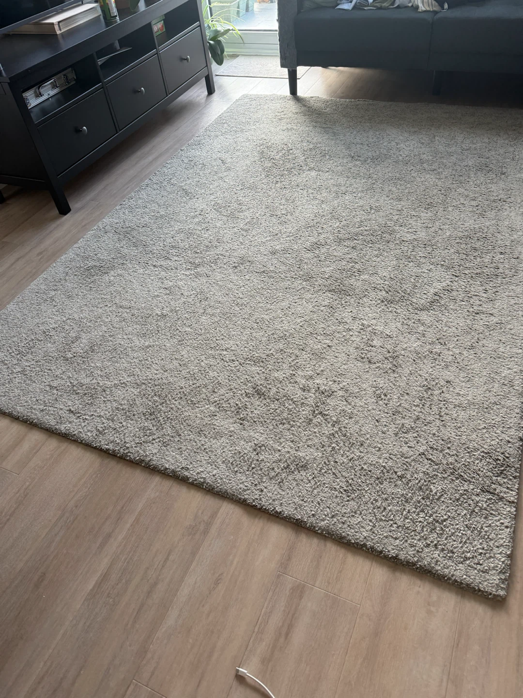 IKEA STOENSE rug in grey 170x240 cm