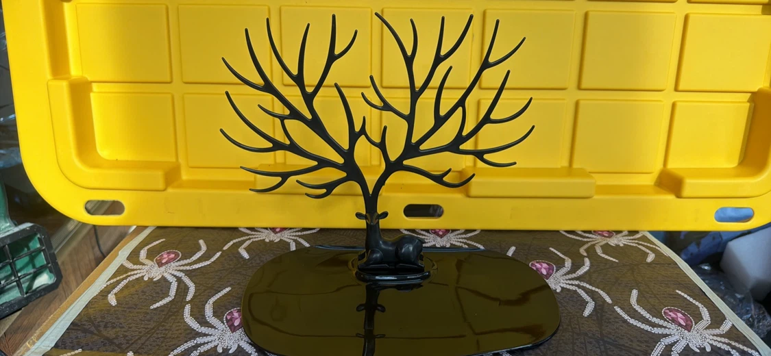 Black Deer Jewelry Tree Stand