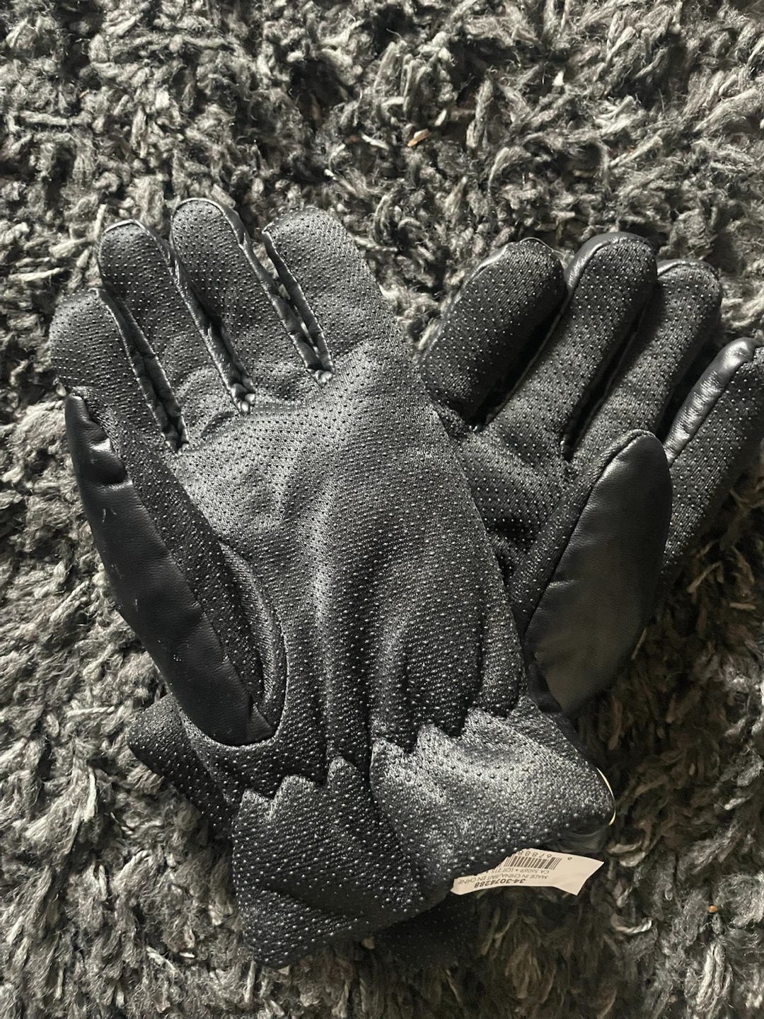 Black Leather Gloves - photo 3