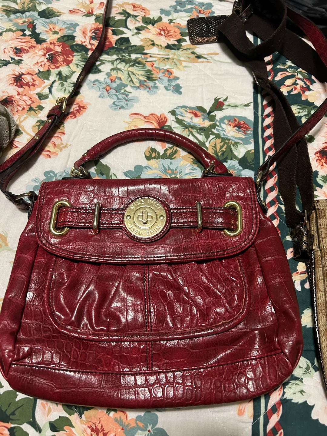 Guess "G" Monogram Crossbody Bag