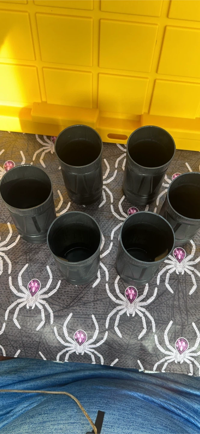 Set of 6 Black Tiki Glasses - photo 2