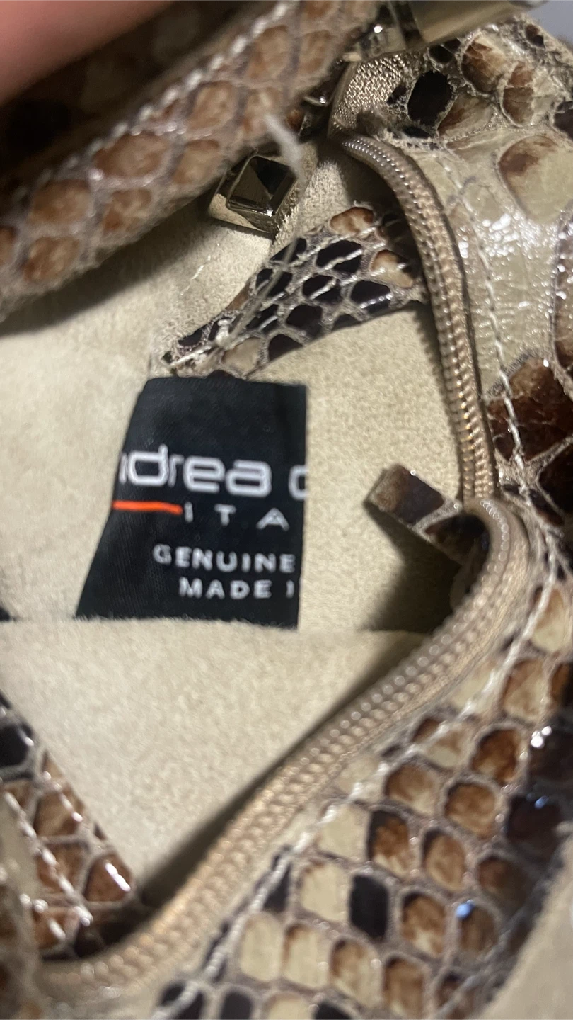Andrea Cardone Italia Small Snakeskin Leather handbag - photo 2