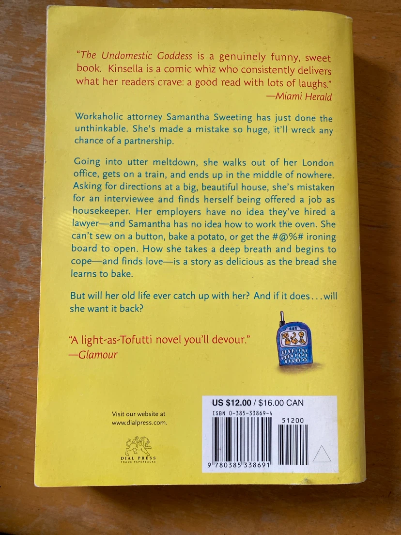 The Undomestic Goddess by Sophie Kinsella Paperback Book - photo 2