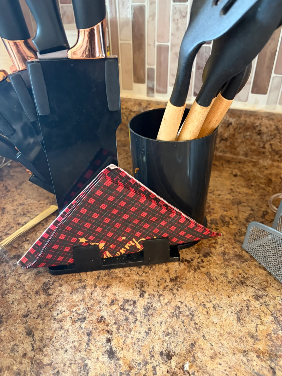 Kitchen Knife Set with Utensils
