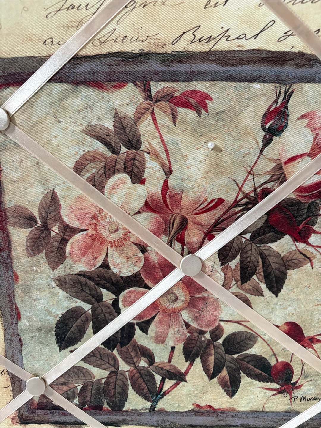 Decorative Fabric Photo Pin Board - photo 2