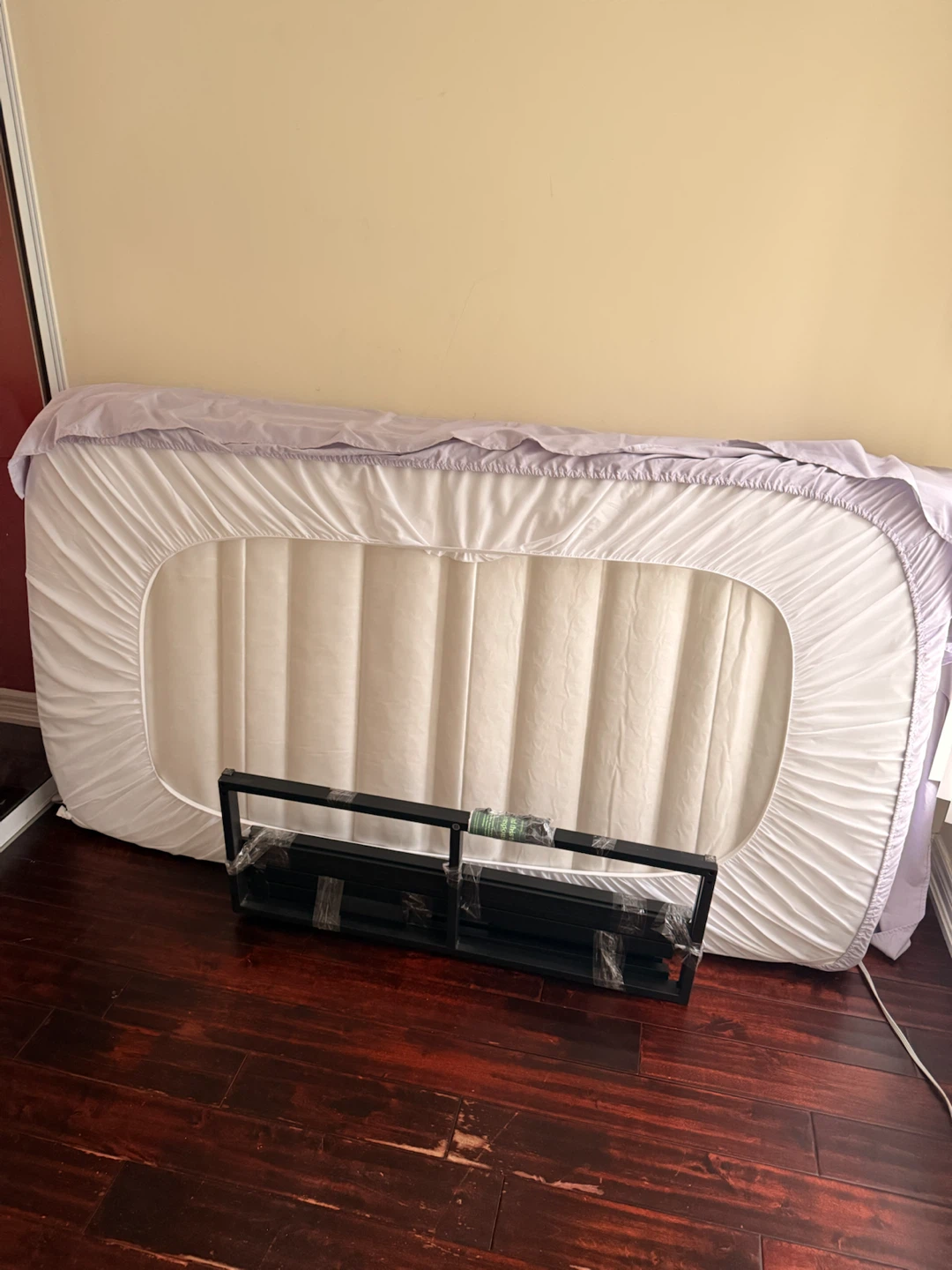 Moving Twin Bed Frame +Mattress(10 inch)+ topper mattress